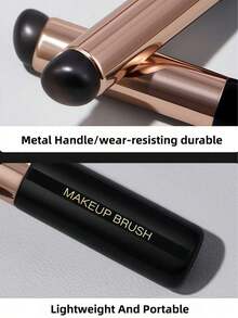 OEIEZ Cọ môi mini bằng silicon, mềm mại và mượt mà, dùng để tán son môi, son dưỡng và son bóng, hợp vệ sinh và dễ làm sạch, dụng cụ trang điểm môi di động. - màu đen - Xem 8