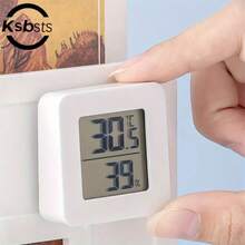 6pcs DIY Cute Floral Hygrometer, High Precision, Comfort Display, Celsius Display, Battery Powered, Easy Operation (1pc Random Floral) - View 8