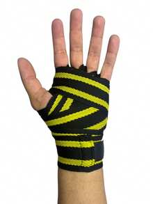 Hand Wraps, Forearm Guards - Sarı ile Siyah - Görünüm 4