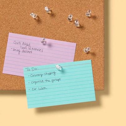 100ct Push Pins Clear,Plastic Head, For Cork Board, Bulletin Board, Maps, Photos, Posters, And Craft Projects