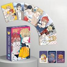1pc 55pcs Honey Trouble LOMO Card Set - Korean/Asian Cartoon Collectible Trading Cards, Designed In LOMO Style, Suitable For Collectors, Anime Fans And Gifts - Multicolor - View 7
