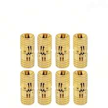 Concealed Hinge - Set Of 4 1cm/0.39inch Concealed Brass Barrel Hinge, 180 Degree Opening Angle Concealed Furniture Hinge For DIY Jewelry Box Handmade - A - View 8