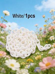 1/6/12/24pcs Multi-Color Fashionable Acrylic Chain Accessories, Suitable For DIY Necklace, Bracelet, Eyeglasses, Mask Chain, Bag Pendant - Multicolor - View 27