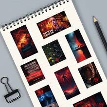 50pcs "Stranger Things" Season 5 Graffiti Stickers, Waterproof Durable Vinyl Stickers Suitable For Phone Cases And Scrapbooking - Multicolor - View 7