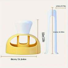 2pcs Universal DIY Donut Making Kit - Non-Stick PP Plastic Donut Cutter Tool And Scoop, Easy For Home Kitchen Use, Suitable For Donut Makers And RV Kitchen Baking - Multicolor - View 4
