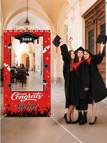 Khung ảnh kỷ niệm tốt nghiệp 2026, Trang trí tốt nghiệp 2026, Trang trí tiệc tốt nghiệp màu đỏ, Cổng vòm tốt nghiệp, Phông nền chụp ảnh chúc mừng, Đồ dùng cho tiệc tốt nghiệp trung học và đại học, Phụ kiện chụp ảnh sự kiện tốt nghiệp, Biển hiệu khung ảnh tiệc tốt nghiệp, Khung ảnh tốt nghiệp cao cấp. - màu đỏ - Xem 3