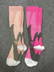 2 đôi tất nén chuyên nghiệp unisex hỗ trợ đầu gối cho các hoạt động thể thao ngoài trời, thể dục, chạy marathon, tập luyện. - Nhiều màu - Xem 4