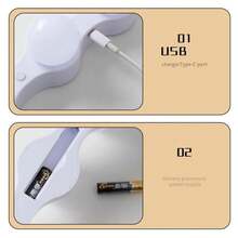 LED化妆镜灯，适用于多种场合，背面吸盘设计方便放置，可用于卧室、客厅、浴室、走廊等场所，也可作为化妆镜照明或床头夜灯使用。 - vanity light - 查看 6