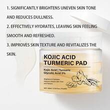 【提亮肤色，均匀肤色】甘醇酸姜黄清爽洁面棉片，提亮暗沉肤色，改善肤色不均；烟酰胺水杨酸，净化毛孔；舒缓保湿护肤棉片 - 全部 - 查看 4