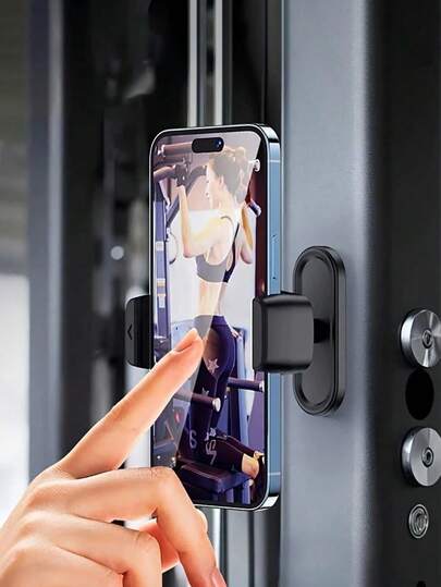 Giá đỡ điện thoại từ tính xoay 360°, đế từ tính chắc chắn, màu đen, phù hợp với các tấm sắt, dễ dàng lắp đặt, phù hợp với điện thoại thông minh từ 4.7-6.5 inch, món quà tuyệt vời cho Halloween hoặc Giáng sinh, tương thích với iPhone và Android, quà tặng sinh nhật, gia đình, bạn bè, phụ kiện giá đỡ điện thoại, khả năng chịu tải mạnh.