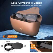 4/6pcs Camera Lens Cover Stickers Suitable For R-Ayban M-Eta O-Akley/Wayfarer/Skyler/Headliner Glasses Camera Lens Shade - View 10