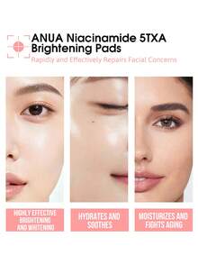 Anua PDRN 100 玻尿酸亮采保濕棉片，含 PDRN、玻尿酸、胜肽與 7D 維生素膠原蛋白，提升彈性與光澤，改善乾燥暗沉，即時補水舒緩乾燥 - 菸鹼醯胺5TXA提亮棉片 - 查看 2