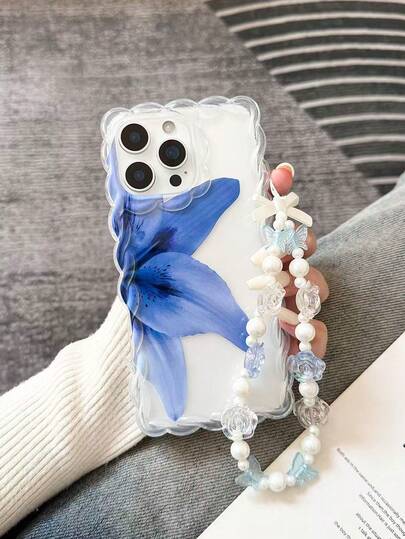 Braided Transparent Gloss Oil Painting Protective Phone Case With Chain, Suitable For Colorful Anti-Drop Phone Cases Compatible With IPhone 14, 14 Pro, 14 Pro Max, 13, 13 Pro, 13 Pro Max, 11, 11 Pro Max, 12, 12 Pro, 12 Pro Max, XR, XS, 15, 15 Pro, 15 Pro Max, 16, 16 Pro, 16 Pro Max, 17, 17 Pro, 17 Air, 17 Pro Max, High-End Anti-Drop Phone Case