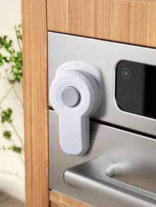 1pc/3pcs Drawer Latch Closer, Home Childproof Anti-Open Drawer Latch, Self-Adhesive Safety Lock, Upgraded Baby Safety Cabinet Lock - Lock - View 4