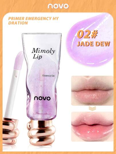 NOVO Bálsamo labial hidratante, nutritivo e hidratante - Atenúa las líneas de los labios, previene la sequedad y las grietas. Cuidado labial no graso, apto para hombres y mujeres, estudiantes y viajeros. Excelente opción de regalo.