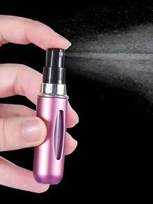 1pc Portable Mini Perfume Atomizer Spray Bottle Set – Refillable Travel Size Fragrance Dispenser For On-The-Go Touch-Ups – Ideal For Carrying Your Favorite Scents In Purses, Pockets, Gym Bags, And During Travel Or Shopping Trips – Leakproof, Easy To Fill, And Perfect For Parties & Everyday Use Back To School Perfume Bottle Accessory For Any Occasion - 1 件黑色 - 查看 11