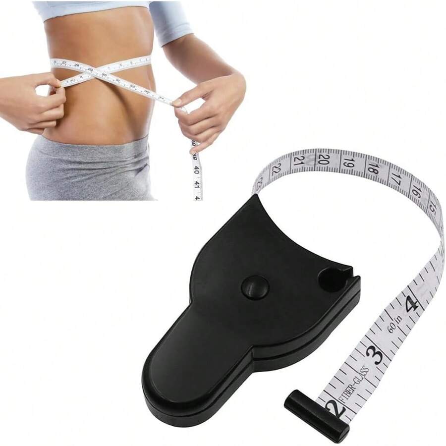 1 PCS 60-Inch Body Measuring Tape, Retractable For Tailor Sewing Fitness Weight Loss - 1 - View 1