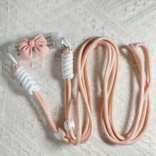 Black Heart Element Three-Dimensional Love Bow Is Suitable For All Models Of Mobile Phone Chain, Which Can Be Disassembled And Extended, And The Neck Rope Is Inclined To Hang Around Diy Women's Back Clip Spring Birthday Gift - Black - View 11