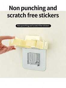 壁挂式拖把架，可悬挂拖把和扫帚，浴室入口必备收纳用品，无需钻孔！ - A - 查看 4