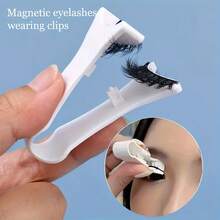 Magnetic Eyelash Curler, Convenient V-Shaped Magnetic Eyelash Curler, Easy To Use Without Battery, Suitable For Beginners - Multicolor - View 1