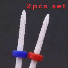 Easy Nail 1/2Pcs Professional Rocket Shape Ceramic Nail Drill Bit – Durable Nail File Bit For Cuticle Care & Gel Polish Removal - Multicolor - View 8