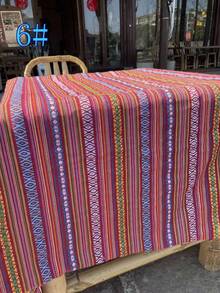 1 Bộ 100 * 150 Cm/ 39,4 * 59 Inch Vải lanh Teramila Khăn trải bàn quầy bar khách sạn, Vỏ gối, Vỏ ghế sofa, Rèm chắp vá Vật liệu trang trí - Nhiều màu - Xem 33