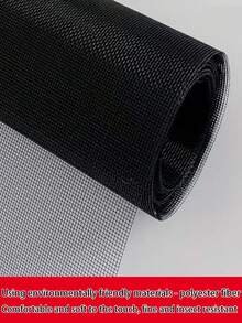 Nueva cortina de malla con cremallera, apertura lateral, fácil instalación sin taladrar, cortina mosquitera para uso doméstico con respaldo adhesivo, anti-mosquitos e insectos - Negro con cremallera en el lado derecho - Ver 8