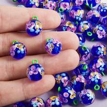 1pc/4pcs Cute & Fashionable Glass Vegetable & Fruit 3D Pendant Charms, Strawberry, Pineapple, Grape, Suitable For Necklace, Earrings, DIY Jewelry Making - Picture - View 42