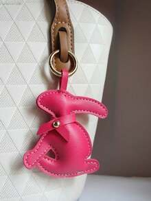 Creative Animal Bunny Bag Charm, Simple Car Key Pendant, Cute Rabbit Phone Case Accessory, Exquisite Small Gift, Birthday Present - Multicolor - View 4