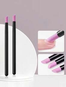 Quartz Ceramic Engraving Polishing Pen Set, 45 Degree Dead Skin And Nail Care Remover, Nail Buffer File, Foot Pumice Stone, Nail Pusher, Suitable For Manicure, Gel Nails, Natural Nails, Nail Art Supplies, Nail Art Tools, Back To School, Manicure, Press-On Nail Tools, Pedicure Tools - Multicolor - View 6