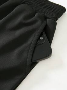 [Officially Licensed Disney] Two-Piece Minnie Mouse Sweet Set For Girls - Heart Balloon + Ice Cream Print Casual Short-Sleeve T-Shirt And Shorts - trắng - Xem 8