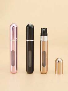 3pcs 8 ML Empty Perfume Spray Bottle,Refillable Perfume Atomizer Bottle, Mini Spray Bottles, Small Pocket Perfume Bottle, Scent Pump Case, Portable Empty Perfume Container For Travel, Living Room Home Bedroom Bathroom House Decor, Travel Stuff, Wedding, Party, Birthday, Gifts For Men Mom Dad Friends, New Years, Accessories, Funny Gift Accessory For Any Occasion - 彩色 - 查看 3