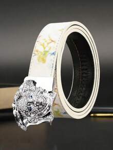 Thắt lưng nam đính đá tự động, thắt lưng chữ cái cao cấp sang trọng, phù hợp cho người trung niên và thanh niên sử dụng trong mọi mùa. - Nhiều màu - Xem 8