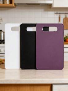 3pcs Kitchen Plastic Cutting Boards, Soft Cutting Mats, 100% Non-Slip Chopping Boards For Meat And Vegetables, Dishwasher - Multicolor - View 7
