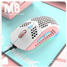 Chuột chơi game M8 RGB có thể tùy chỉnh, chuột có dây, định dạng macro, trọng lượng nhẹ dành cho PC & Laptop - Xem 13