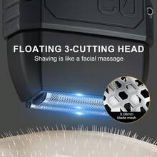 Solimpia Professional Electric Shaver - 3-In-1 Beard And Head Trimmer - Black - View 4