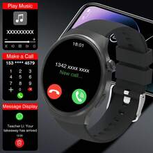Men Smart Watch Wireless Dial Call Multi Sport Modes Call Reject SMS Message Reminder Sports Watch For IOS Android - Multicolor - View 2