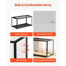 Small Animal Cages & Pens - 96x47x55 cm - View 2