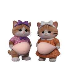 1 pieza Pegatina divertida, Pegatina 3D de perro mascota lindo que alivia el estrés, Pegatina de gatito bronceado - Caramelo/Gatito/Niños - Multicolor - Ver 13