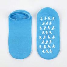 1双女士柔软凝胶袜，含精油足膜，滋润修复凝胶袜，SPA足疗专用，干裂脚后跟护理袜，保护脚后跟 - 純色 - 查看 8