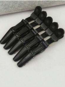 6pcs Multi Functional Hair Clip With Crocodile Clip And Hair Styling Clip Positioning Partition, Suitable For Hairdressers And Professional Hairstylists, Women's Plastic Anti Slip Hair Clip, Professional Salon Hair Clip, Hair Styling Clip With Crocodile Clip, Long Mouth Clip, Crane Mouth Clip, Curly Hair Stylist's Choice Home Bathroom Decor Fall Decor Back To School Hair Accessories - 多色 - 查看 2