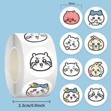 chiikawa 500pcs/Set Cute Accounting Stickers, New Year, Valentine's Day, Easter Gift - Multicolor - View 1