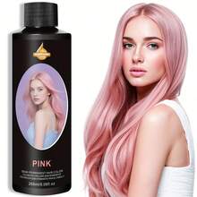 SUMIFANG Pewarna Rambut Multiwarna Tahan Lama 268ml, Pewarnaan Lembut dengan Konsentrasi Warna Tinggi, Bahan Tidak Iritasi, Mengurangi Kerusakan Rambut, Saturasi Warna Tinggi, Tampilan Transparan dan Elegan, Mudah Digunakan - Berwarna merah muda - View 11