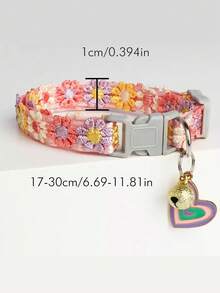 可爱宠物与花朵吊坠项链，适合日常佩戴 - 粉色 - 查看 2