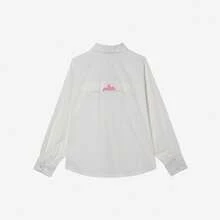 Nike Sportswear 長袖超寬鬆胸部V字形設計長袖襯衫 女款 帆白 - 帆船 - 查看 6