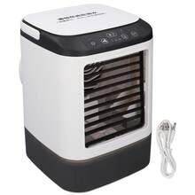 Aire acondicionado portátil - Enfriador de aire evaporativo de 900ML con 7 colores LED, humidificador de 2 niveles y ventilador de enfriamiento de 3 velocidades - Más - Ver 2