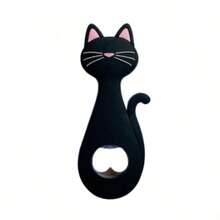 1 Dụng cụ mở nắp chai hình mèo dễ thương (Đen, Hồng, Xám, Trắng) - Dụng cụ mở nắp chai bia sáng tạo, dụng cụ nhà bếp, móc nam châm gắn tủ lạnh dùng cho gia đình, quán bar và các bữa tiệc (Đen, Hồng, Xám, Trắng) - Nhiều màu - Xem 12