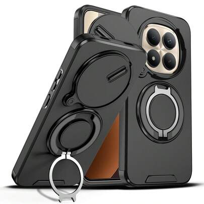 Funda de teléfono anti-caída de la industria militar con rotación de 360° compatible con Apple 11/12/13/14/15/16 Pro Max, S22/23/24+ UA04/A05/A14/A15/A24/A25/A34/A54S Series, Moto, Pixel, Note 15/14 Series, versión internacional, no la versión nacional