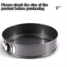 4/6/7/8/9/10 Inch Round/Heart Shaped Non-Stick Cake Baking Pans, Removable Bottom Lock Cake Molds, Baking Tray, Oven Accessories, Baking Tools, Kitchen Gadgets, Kitchen Supplies - Black - View 13