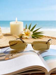 Prada Men's Large Square Frame, Black Acetate Frame, Luxurious Designer Style, Perfect For Summer Beach And Street Fashion. - Black - View 4